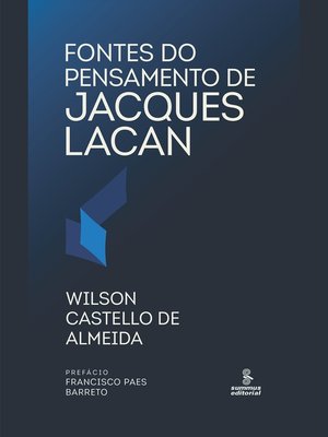 cover image of Fontes do pensamento de Jacques Lacan